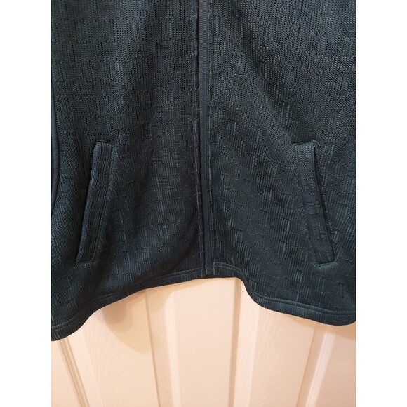 Swiss Tech Women's Front zip Jacket Teal Rain  Pockets Medium - Picture 6 of 10